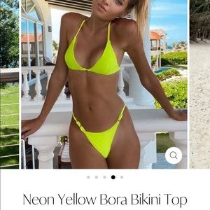 Sanori Swim Neon Yellow bathing suit: size small